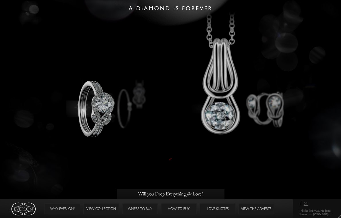 Debeers Diamond Earrings on Debeers     A Diamond Is Forever Website    9k9